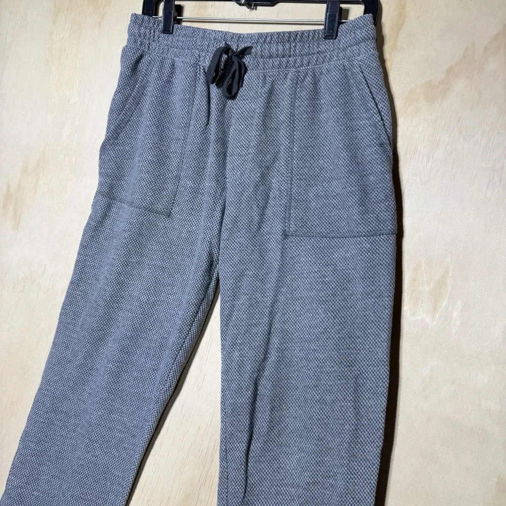 Goodfellow & Co Men's S Gray Textured Knit Lounge Pants Drawstring Straight Leg